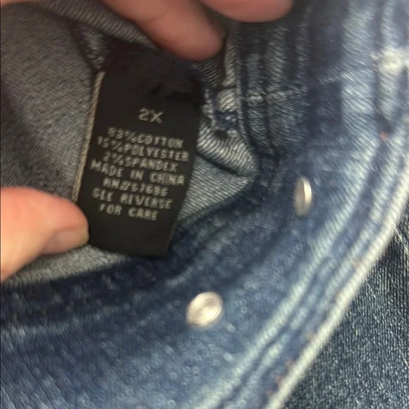 Toxik3 Size 2X Denim Jacket - Picture 3 of 4